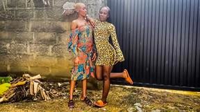 Amateur Ebony Lesbians Fingering Pussy