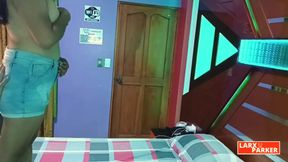 Room Casting 9 Esther from Chiclayo in doggystyle shows her anus to everyone from another angle