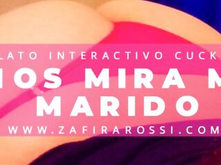 RELATO INTERACTIVO CUCKOLD "NOS MIRA MI MARIDO" - AUDIO MERELY - ASMR - MUY INTENSO