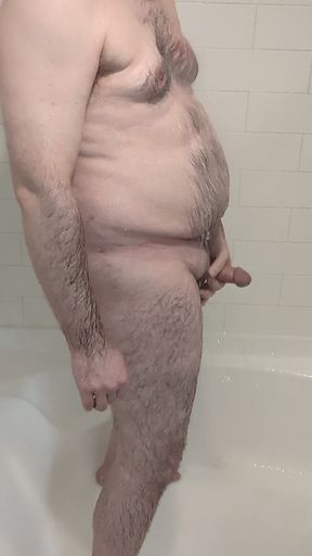 Big, Hairy Dude Jerking off