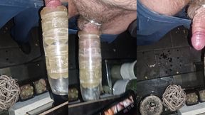 m4rkus77cgn - update #10 - m4rkus77 fucks fleshlight outdoors und fills it with hot cum