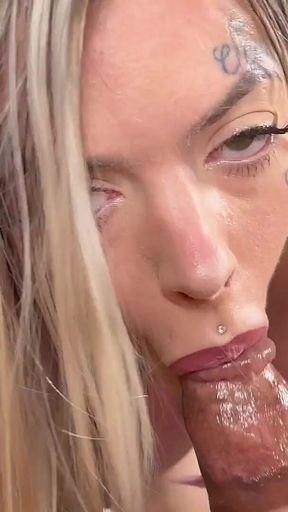 Inked Busty Beauty Chantal Danielle Takes BBC