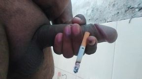Smoking handjob