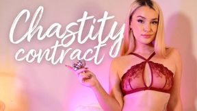 CHASTITY CONTRACT - 30 Day Orgasm Denial