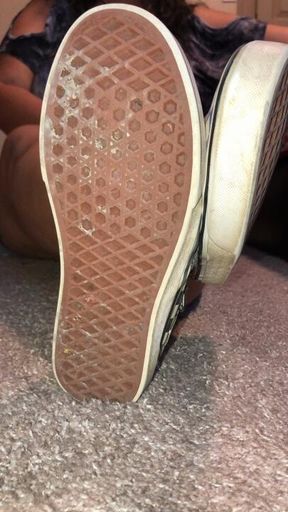 Smelly feet straight out of my Vans