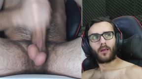 20 Centimeter Penis Pumping a Lot of Milk, with My Face!!