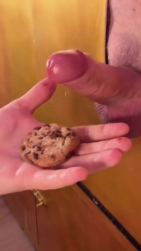 Cookie and Cream Sperm Cookie at Gloryhole