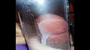 Cumshot Splashed Inside the Tube – SoloBoy 18+ Cock Vibrator Ejaculation Scene