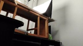 Sexy wife doing housework naked. Hot hairy Latina, big tits, big ass.