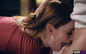 Maya swallow the whole cock of Mr Grayson she makes her horny