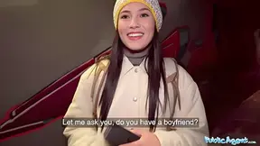 Hot Brunette Rides A Big Heavy Shaft With Lucy Mendez