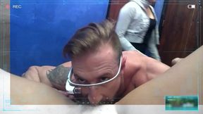 Hot streptease of a Latin girl and then fucked that is recorded with the Google glass (pornglasses_vol1_04)