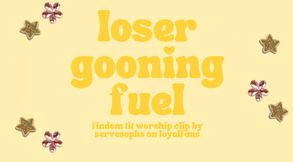 loser gooning fuel - tit worship and joi