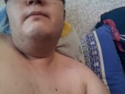 Fat gay anal masturbation and then drinking own jeez from the glass