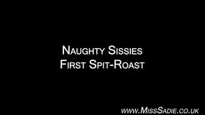 Naughty Sissies First Spit Roast