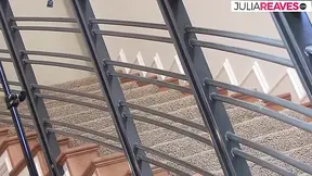 Redhead MILF takes black monster cock in her ass