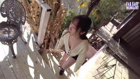 Splashy Shame Tease with a Smiling Beauty Soaking Herself in a Wild Wet Burst Part.1