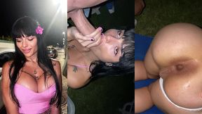 afterparty with nadja lapiedra anal public fuck in spanish streets, then we sneak into a pool to finish and cum inside the ass