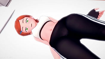 Gwen no va a hacer deportes para follar en su cama (ben 10) (versi&oacute_n adulta)