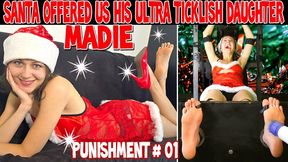 SANTA OFFERED US HIS ULTRA TICKLISH DAUGHTER MADIE - FULL HD MP4