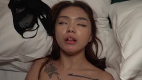 Excited Chinese Student Returns Home