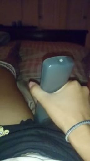 Listen my wet little pussy as I make myself cum in my panties!