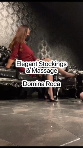 110.　Elegant Stockings Massage.