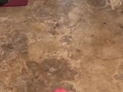 Insane cumshot flys across my floor! (10 feet!)