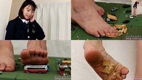 Ito Akana - Planet of the Little People - Giantess Beautiful Girl Alien Crushes Them Barefooted - Part 1 - 1080p