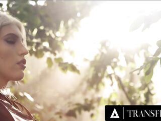 TRANSFIXED - Trans Elf Archer Izzy Wilde Screws Breasty Elf Witch Kenzie Taylor in the Enchanted Forest