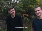 CZECH HUNTER 482 -  Two Straight Buddies Agree To Have A 3way For Money