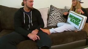 Stockings Fetish: WWE Diva Goes Barefoot and Naughty