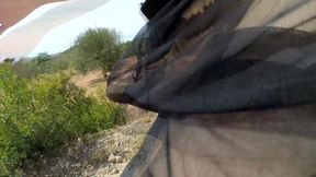 I Got Erect Wearing Sheer Boxers in Road