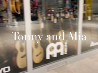 Bang in Cinema with consummate bazookas beauty - Tonny and Mia