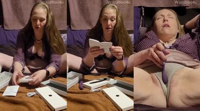 Squirt drenched reviewing G-Spot vibrator