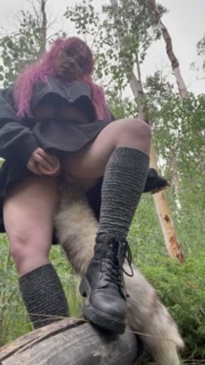 Tail Girl Hiking
