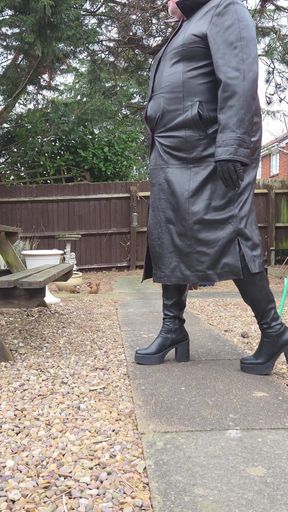 Leather Trench Coat