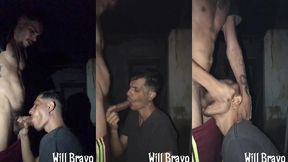 dotado e grosso me botou pra mamar na casa abandonada e ainda leitou minha boca