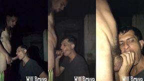 dotado e grosso me botou pra mamar na casa abandonada e ainda leitou minha boca