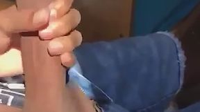 When he's the last one to cum at the circle jerk but you want to see your buddy unload