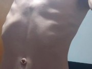 Close up look of my very skinny sexy body and ribs