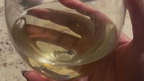 Giantess enjoys tiny human in her drink 1080