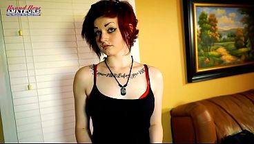 Tattooed College Marcie Deep Dildo Ride And Vibrator Tease!