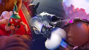 Horny Anime Babe Swallows BBC Cocks for Group Sex Orgy Feast