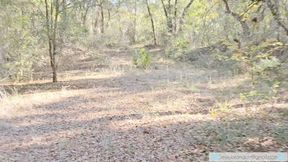 Horny MILF Takes HUGE Creampie on Hike!!!