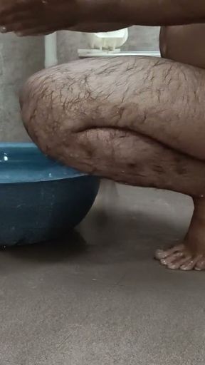 The fun of bathing naked is something else.   Clip 2