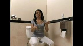 Mike Stefano crams raw cock&#x1F32D; down toilet, spontaneous sex session number five unfolds