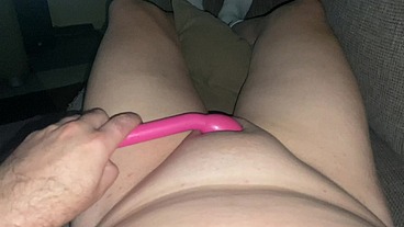 Massaging my boy clitty till I cum