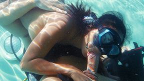 Priva Is Screwed Underwater before Coming up for a Blowjob and Facial