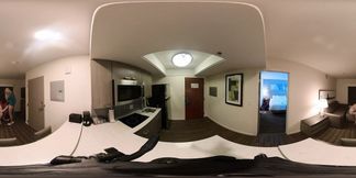 Trans Woman Gives Crossdresser Blowjob in Living Room